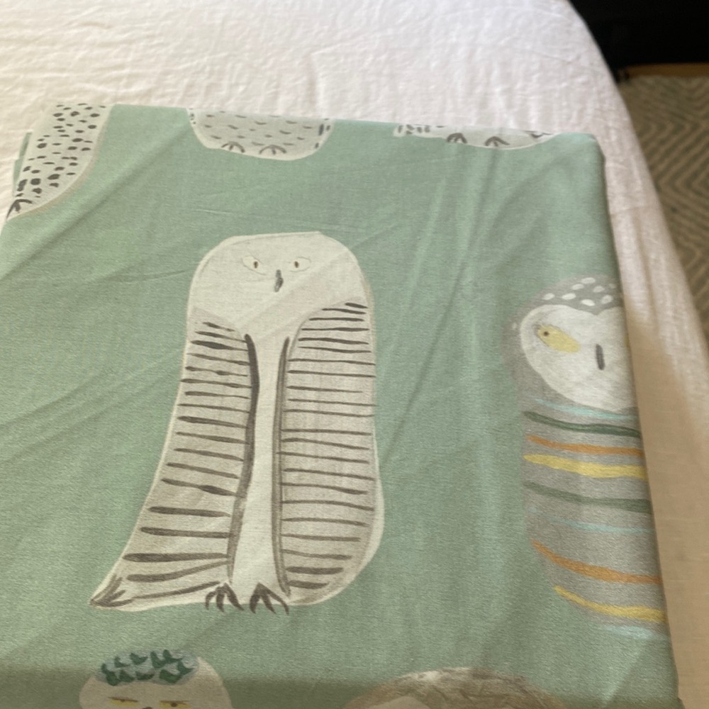 NEW Twin Kids Organic Cotton Duvet Cover Pottery Barn + West Elm Kids
